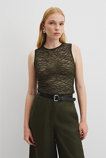 Lace Knit Tank