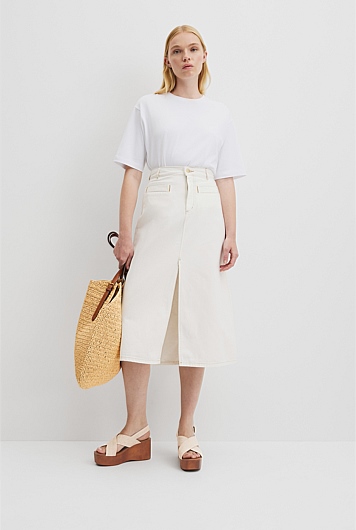 Split Midi Skirt