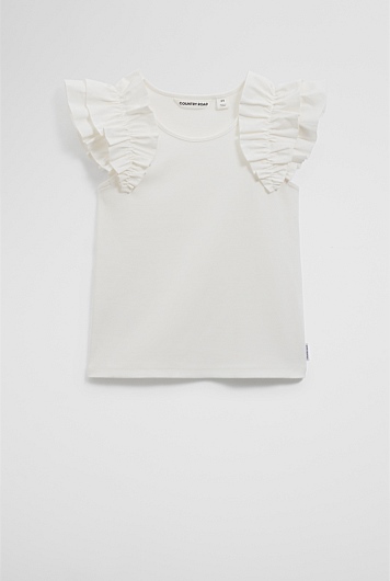 Ruffle Sleeve Tank