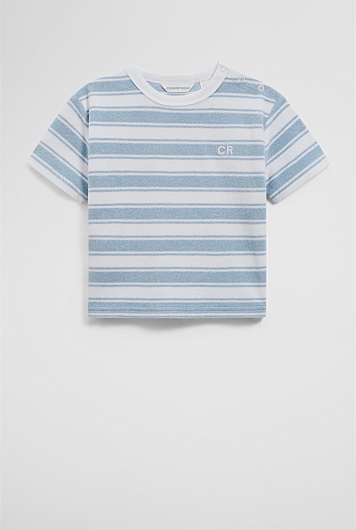 Organically Grown Cotton Relaxed Terry T-Shirt