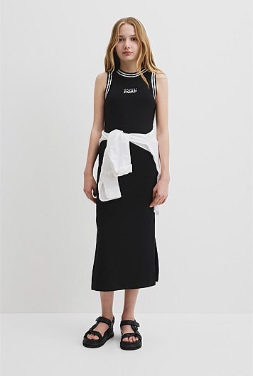 Rib Midi Dress