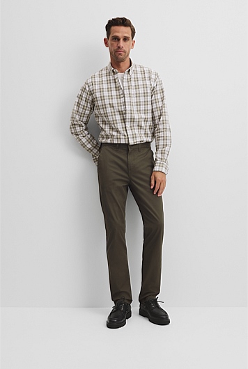 Australian Cotton Tapered Fit Stretch Chino