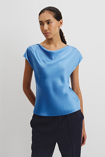 Satin Shell Top