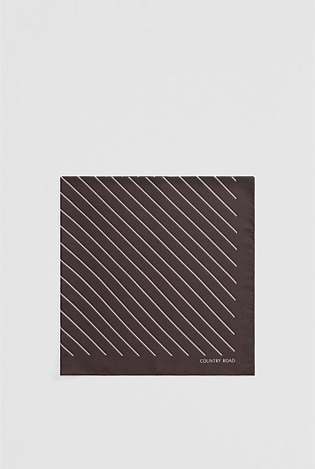 Silk Stripe Scarf