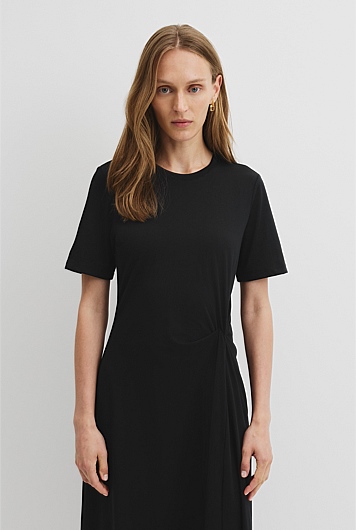 Twist Jersey Dress