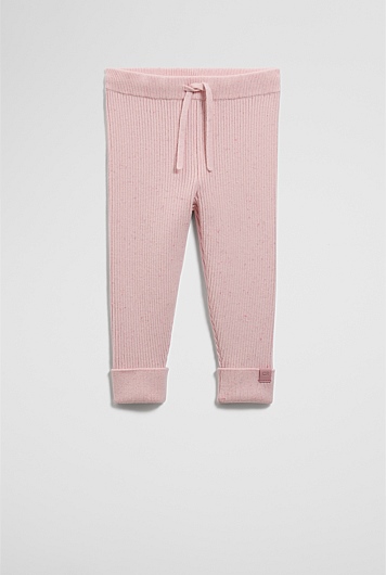 Organically Grown Cotton Rib Knit Legging