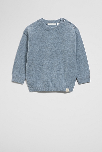 Merino Wool Cashmere Blend Knit