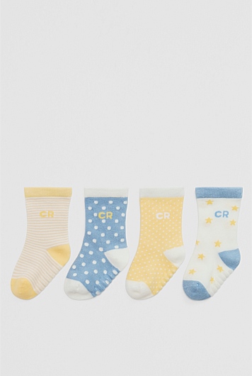 Country Road Baby Sock Pack of 4