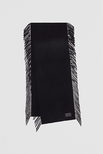 Side Fringe Scarf