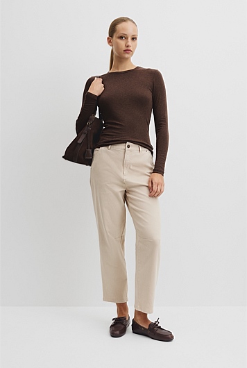 Crop Curve Jean