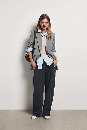Barrel Leg Track Pant