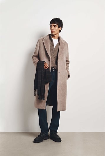 Single Breasted Tailored Overcoat