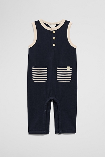 Sleeveless Textured Romper