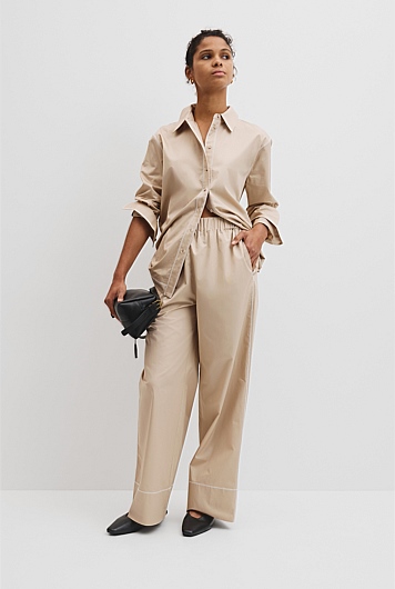 Contrast Stitch Pant