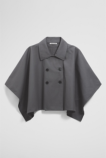 Button Through Cape