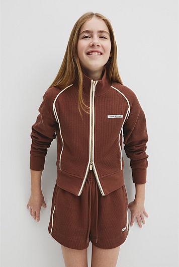 Teen Raglan Zip Through Jacket