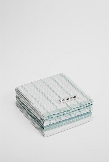 Laine Australian Cotton Tea Towel Pack of 3