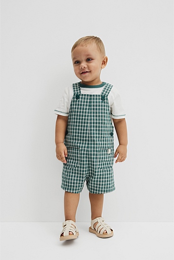 Woven Overall Set