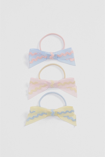Ric Rac Bow Pack of 3