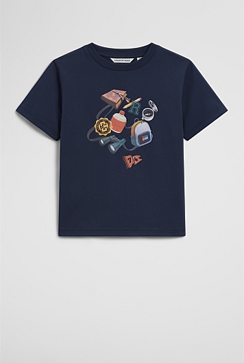 Australian Cotton Relaxed Adventure Short Sleeve T-Shirt