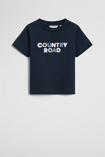 Australian Cotton Short Sleeve Boucle Tee