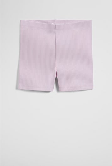 OrganicallyGrown Cotton Blend Rib Bike Short