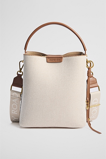 Spliced Bucket Bag