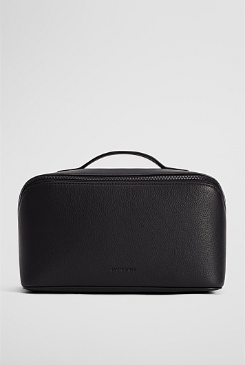 Branded Detail Large Convertible Cosmetic Case