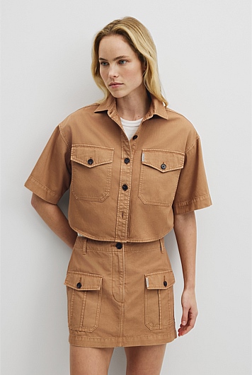 Workwear Mini Skirt