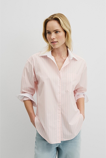 Stripe Poplin Shirt