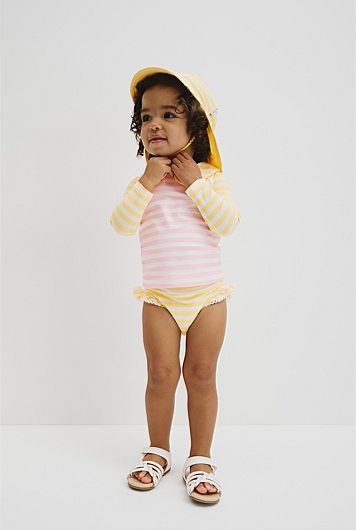 Long Sleeve 3 Piece Swim Set