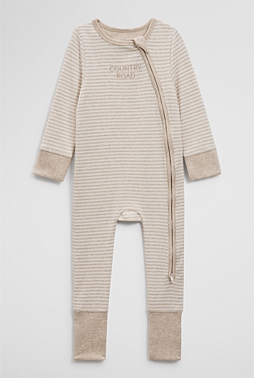 Stripe Rib Jumpsuit