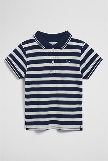Short Sleeve Logo Polo