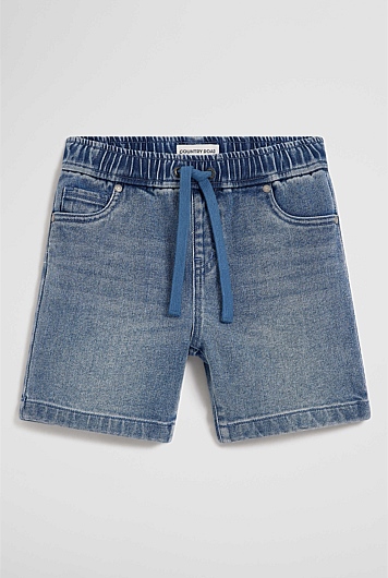 Pull On Denim Straight