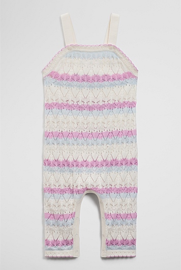 Australian Cotton Sleeveless Knit Overalls