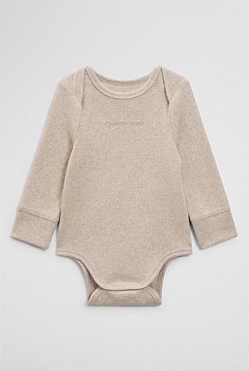 Long Sleeve Envelope Rib Bodysuit