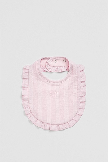 Woven Frill Bib