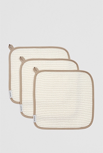 Rhea Wash Cloth 3 Pack
