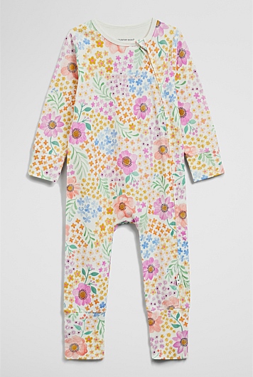 Jersey Print Jumpsuit