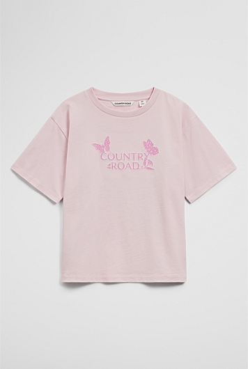 Short Sleeve Butterfly T-Shirt