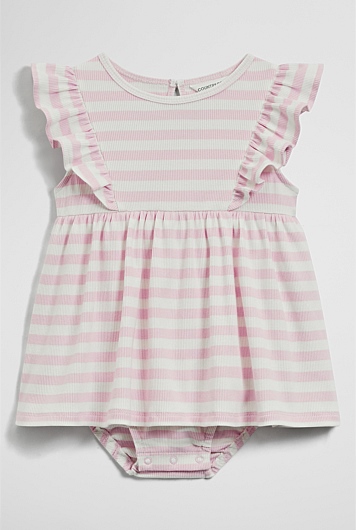 Sleeveless Rib Romper Dress