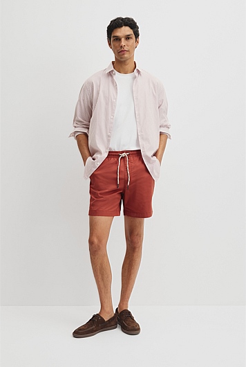 Cotton Drawcord Straight Short