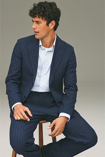 Regular Fit Pinstripe Jacket