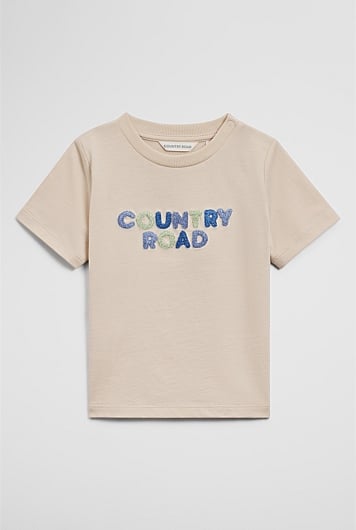 Australian Cotton Short Sleeve Boucle Tee