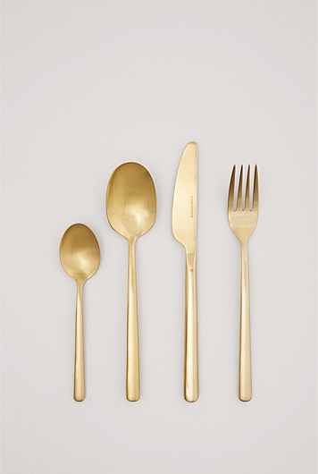 Nolan Soft Gold 16 Piece Cutlery Set