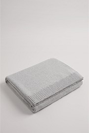 Organically Grown Cotton Heritage Knit Throw