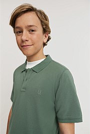 Teen Recycled Cotton Blend Polo Shirt