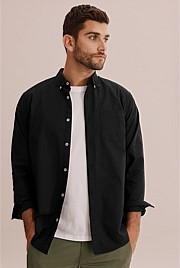 Regular Fit Washed Oxford Shirt