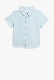 Organically Grown Short Sleeve Linen Shirt