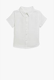 Organically Grown Short Sleeve Linen Shirt